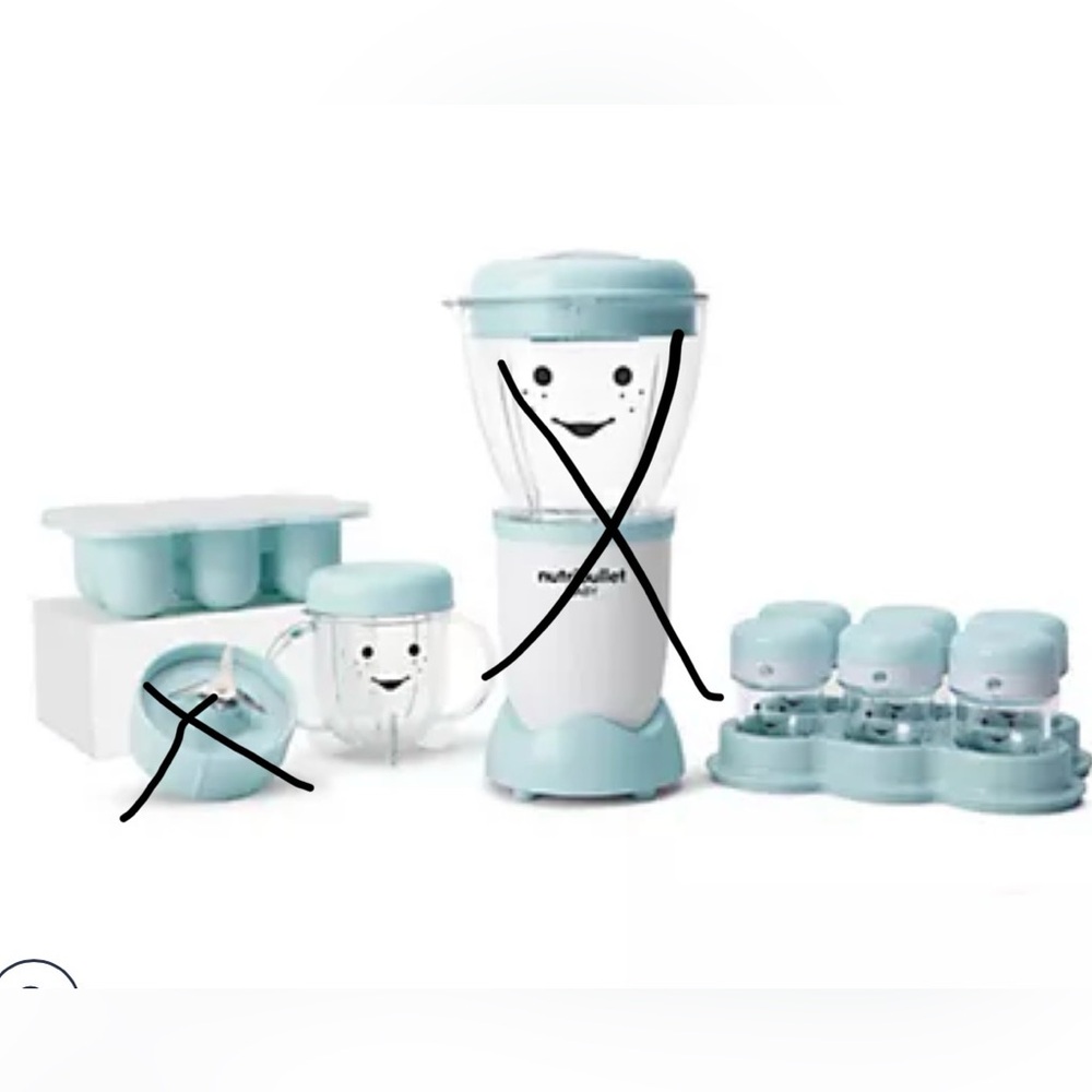 nutribullet Baby Food Blender Supplies ONLY